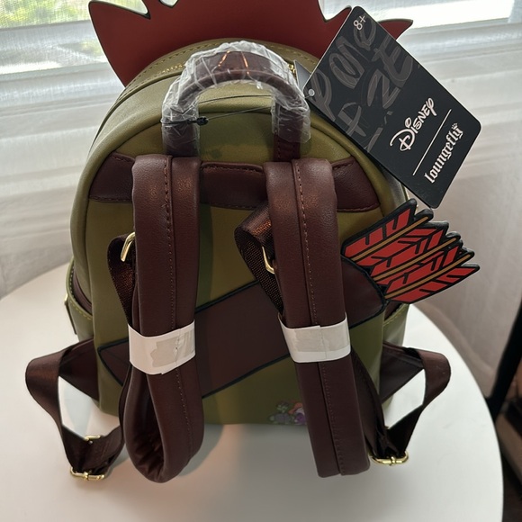 Loungefly BAM Exclusive Robin Hood Cosplay Backpack NWT - Picture 4 of 9